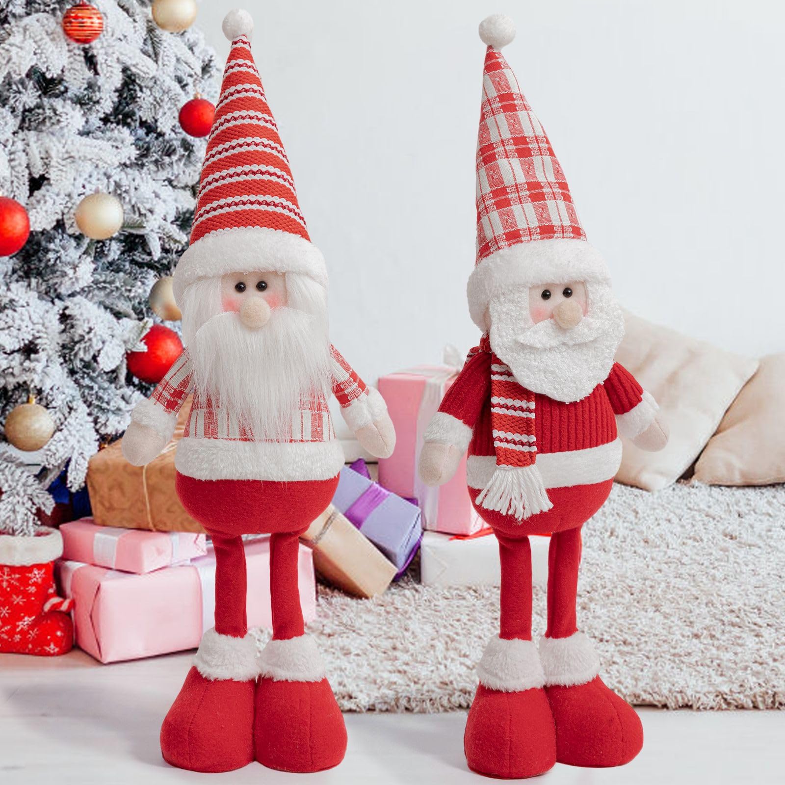 サンタクロース　置物人形 Amazon.co.jp: T Tooyful 35cm サンタクロース 人形 置物 置物